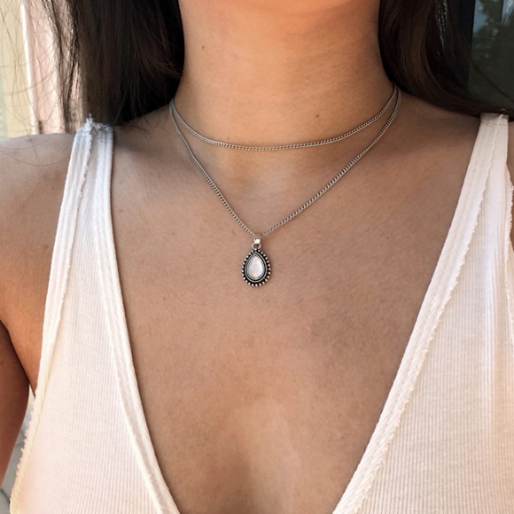 NEW Multilayer Water drop necklace - Picture 5 of 6